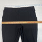 Chicos Ponte Knit Crop Pants Sz 2 (US 12/Large) Womens Black Stretch Pull On EUC