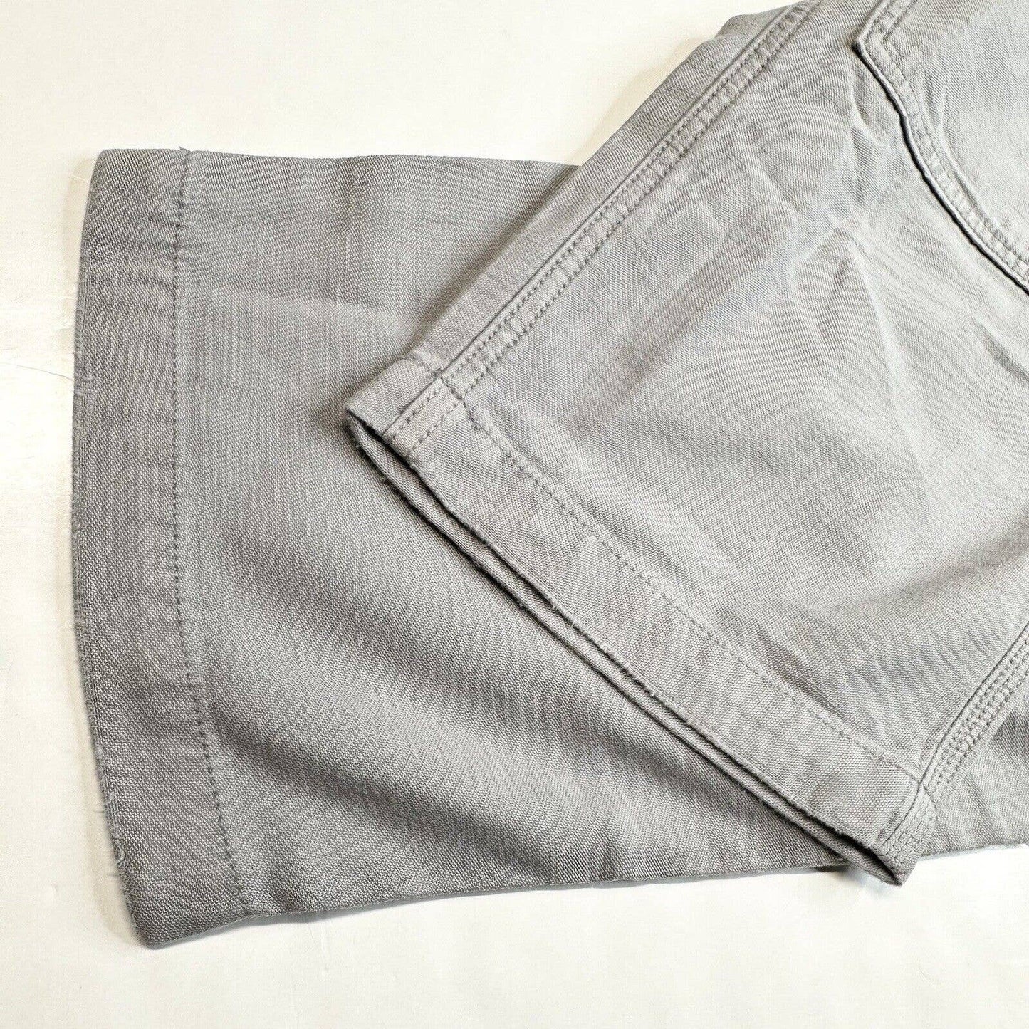 American Eagle 90s Straight Carpenter Jeans Womens 16 Short Light Gray Plus Size