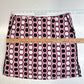 Golftini Skort 6 Long Pink Hexagon Pattern Activewear Tennis Skirt Shorts *Flaw