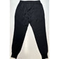 Vince 100% Silk Jogger Pants Womens XS Black Sheer Lightweight Summer Zipper