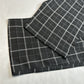 GAP Easy Pants Womens Large Black Plaid Pull On Tapered Ankle Lightweight NEW