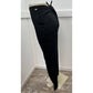 St John Sport Wide Leg Trousers Womens 10 (34"Waist) Black Dress Pants USA