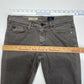 AG Adriano Goldschmied Stilt Cigarette Leg Sz 25R Stretch Khaki Brown Jeans EUC