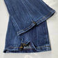 REROCK for EXPRESS Straight Leg Sz 30 Midrise Denim Blue Jeans Embellished