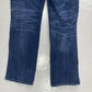 American Eagle Original Bootcut Sz 28 Cozy Airflex+ Denim Blue Jeans Holes *Flaw