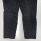 American Eagle Mom Jean Sz 6 Short High Rise Black Denim Crop Distressed Holes