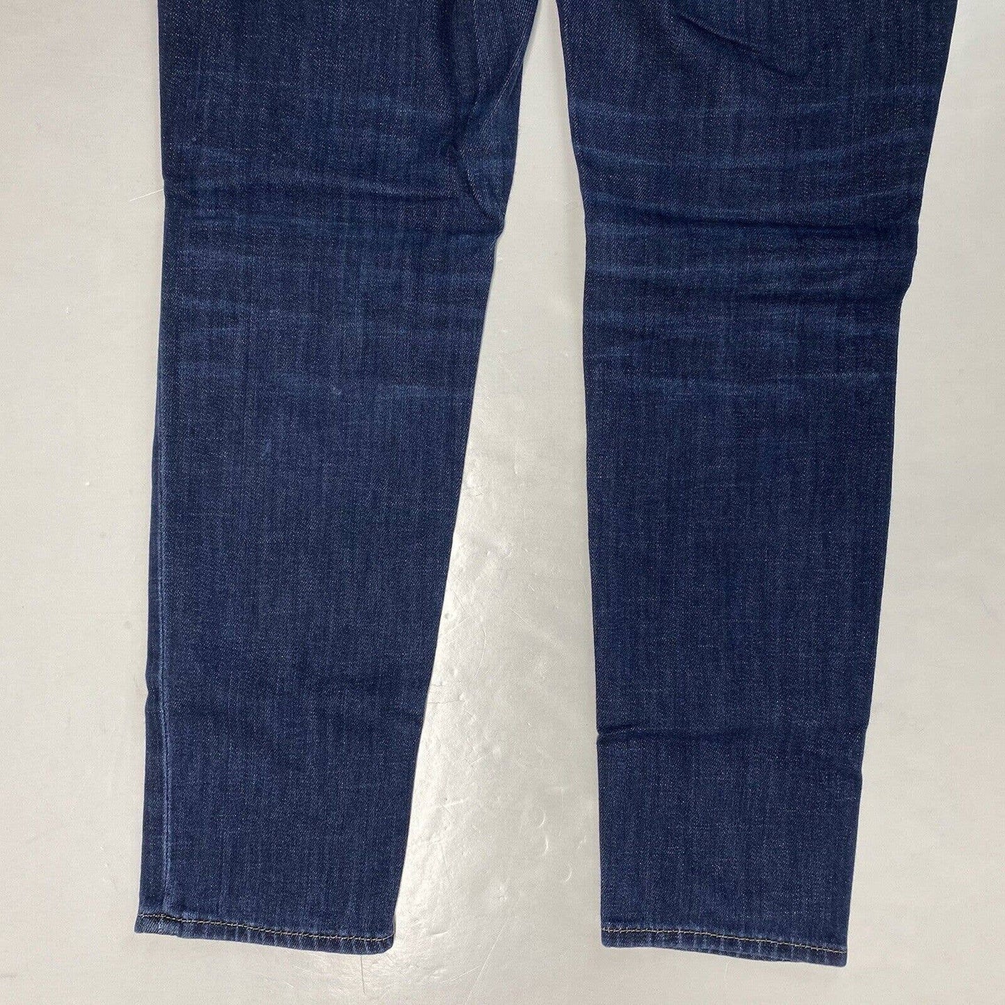 American Eagle Tomgirl Jeans Sz 2 Blue Denim Holes Button Fly *See Measurements