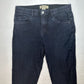 Democracy Ab Technology Skinny Jeans Womens 8 Dark Blue Stretch Denim