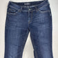 Silver Suki Surplus Bootcut Sz 30 Curvy Stretch Denim Blue Jeans Dark Wash Flap