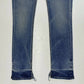 Rag & Bone Crop Sz 24 (28"Waist) Lowrise Stretch Denim Blue Skinny Jeans EUC