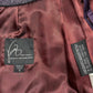 Venus Williams Wilsons Leather Pencil Skirt Sz 6 Purple Shimmer Back Slit Lined