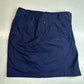 Duluth Trading Dry On The Fly Skort 6 Navy Blue Flex Active Skirt/Shorts EUC