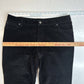 J.Jill Slim Leg Corduroy Jeans Womens 12 Black Midrise Preppy Academia Pant EUC