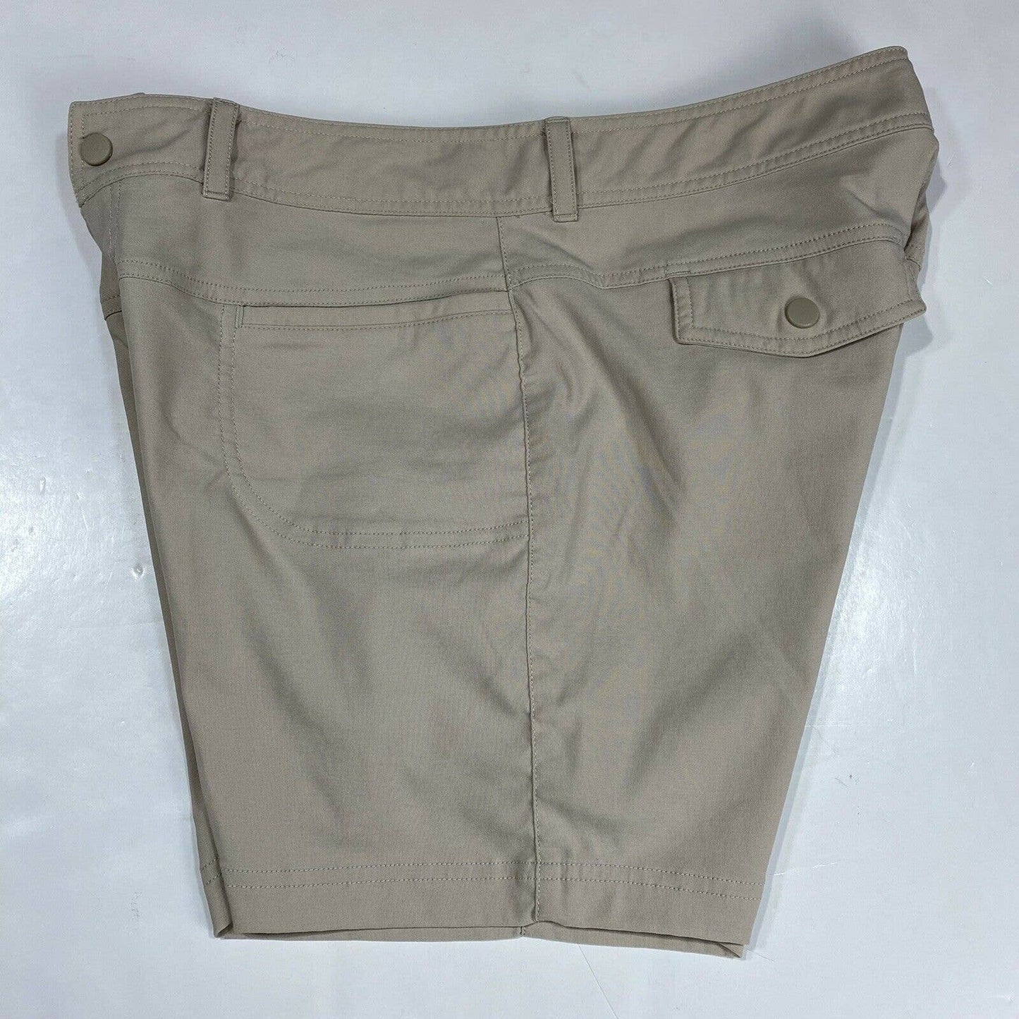 Gander Mountain Guide Series Shorts Sz 8 Womens Khaki Beige Hiking Fishing EUC