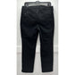 Chicos Straight Leg Jeans Sz 1.5 Womens (33.5"Waist) Black Stretch Denim