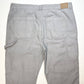 American Eagle 90s Straight Carpenter Jeans Womens 16 Short Light Gray Plus Size