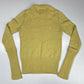 American Eagle Yellow Sweater Sz Small Womens Wool Angora Rabbit Hair Blend