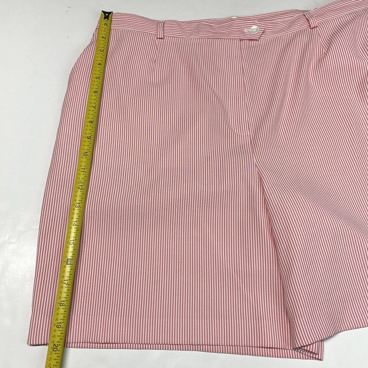 EP Pro Golf Bermuda Shorts Sz 16 Womens Striped Red White Active Plus Size EUC