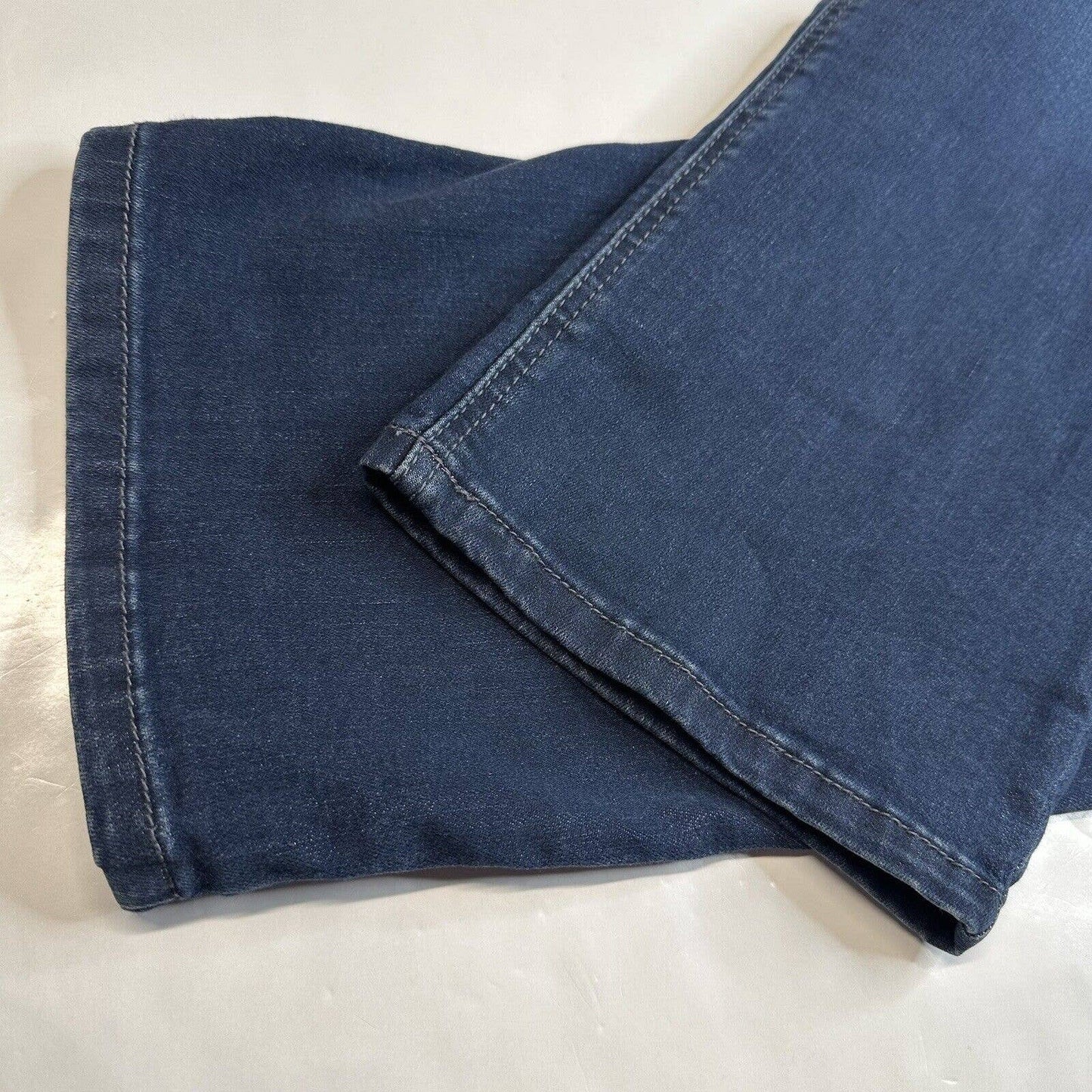 Lane Bryant Midrise Straight Jeans Womens 20 Essential Stretch Blue Denim Dark