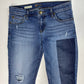 Kut From The Kloth Catherine Boyfriend Colorblock Sz 6 Stretch Denim Jeans Holes