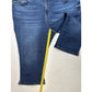 Lane Bryant Midrise Capri Jeans Sz 18 Flex Magic Waistband Denim Blue Plus Size