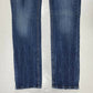 REROCK for EXPRESS Straight Leg Sz 30 Midrise Denim Blue Jeans Embellished