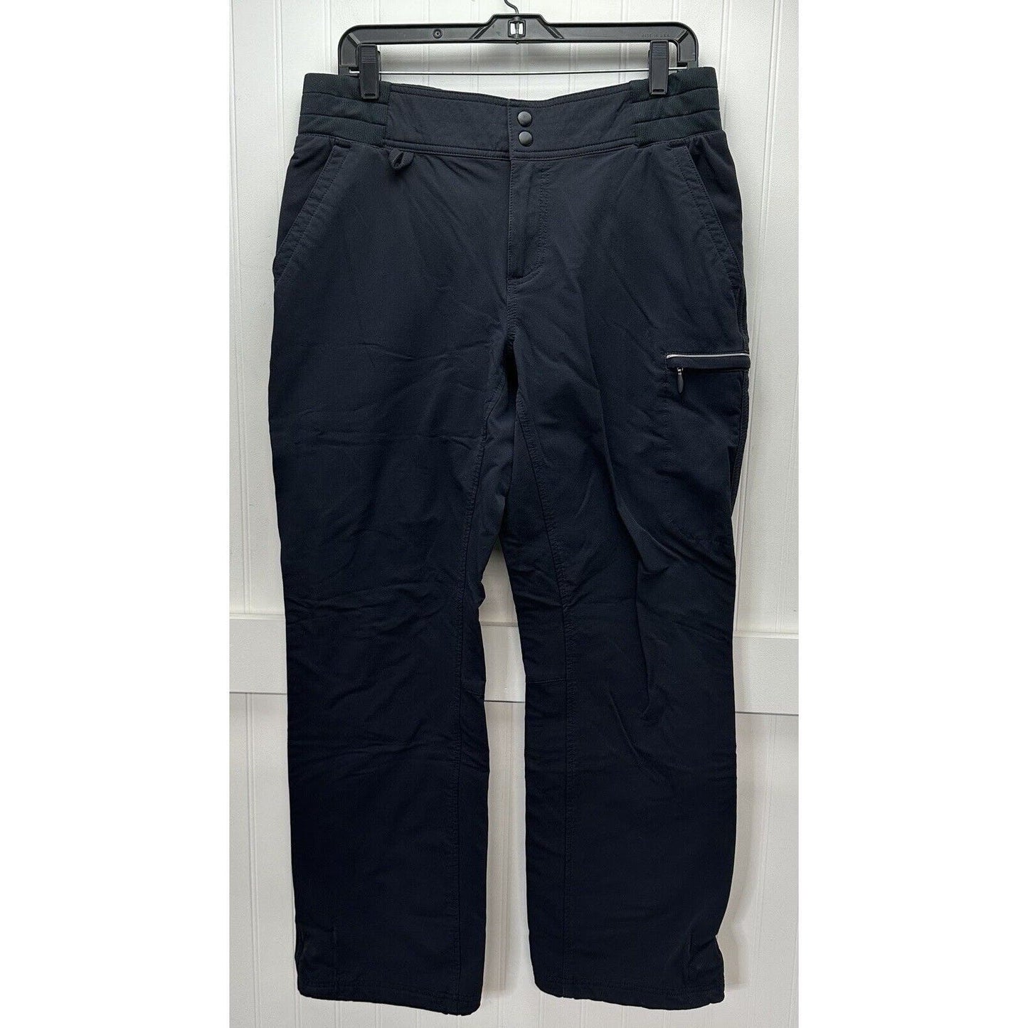 Duluth Trading Black Hills Water Repellent Pants Womens 14 Lined Cinch Hem