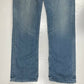 Maison Bibliotheque Straight Leg Sz 36x34 Long Mens Denim Blue Jeans Distressed