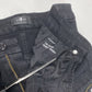 7 For All Mankind High Waist Skinny Sz 33 Black Stretch Denim Jeans Modal EUC