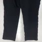 Chicos Ponte Knit Crop Pants Sz 2 (US 12/Large) Womens Black Stretch Pull On EUC