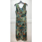 Rabbit Rabbit Rabbit Petite Maxi Dress Sz 12 Aztec/Tribal Pattern Green/Orange