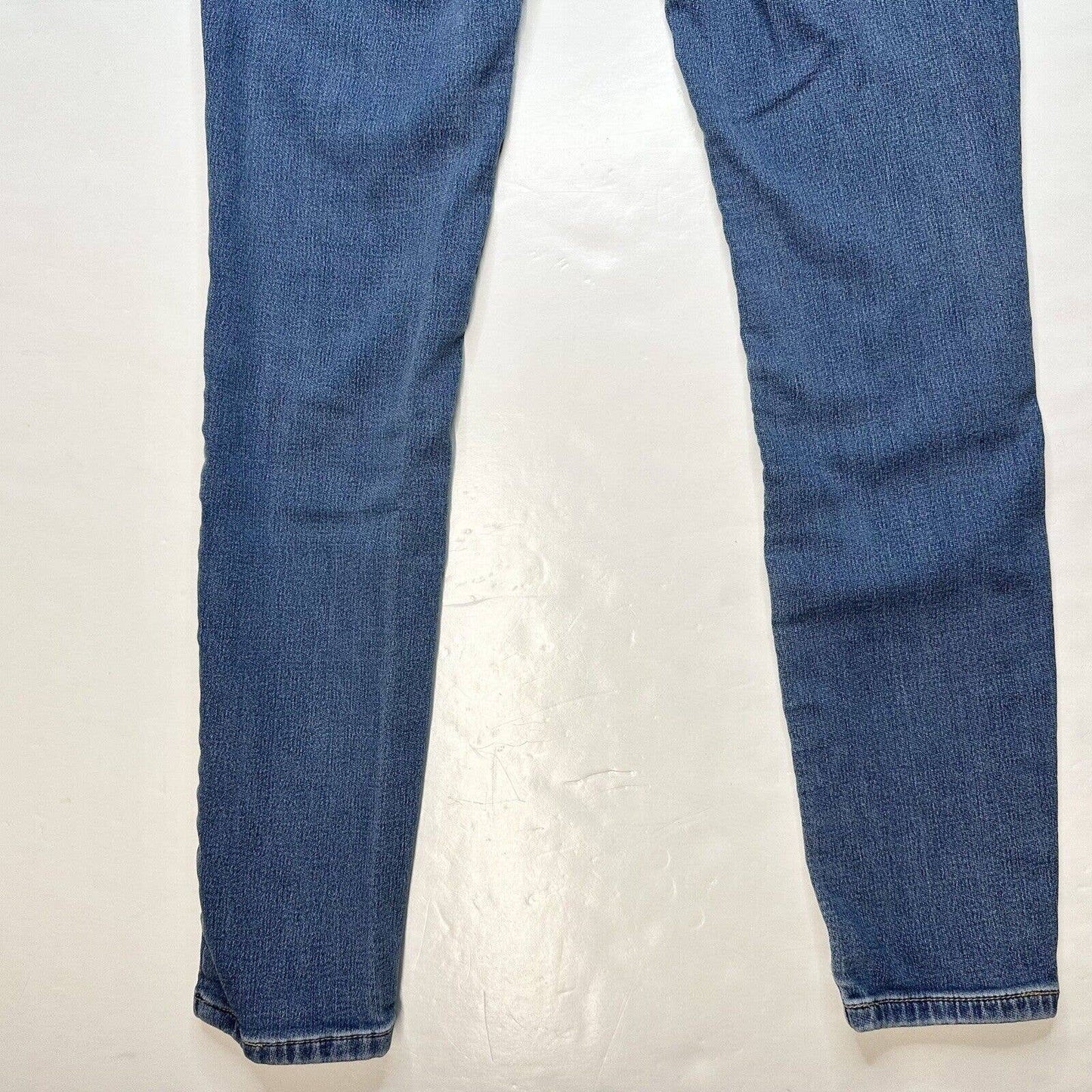 Jag Jeans High Rise Skinny Jean Womens 6 Pull On Stretch Blue Denim *Flaw