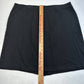 J Jill Ponte Pencil Skirt Womens Large Black Pull On Stretch Knit Back Slit