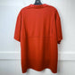 Cabelas Guidewear Shirt Sz 2XL Red/Orange Short Sleeve 1/4 Button Top Mesh EUC