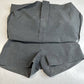 Lole Skort Womens Sz 4 Gray Polyester Casual Button Side Skirt/Shorts