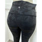 Lululemon Wunder Under High Rise Tight 25" Sz 10 Black/Gray Camo Crop Legging