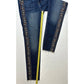 Driftwood Jackie Skinny Jeans Womens 28 Denim Western/Aztec Embroidery Fray EUC