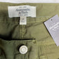 Abercrombie & Fitch Linen Blend Capri Sz 10 Olive Green Pants NEW *Measure Big*