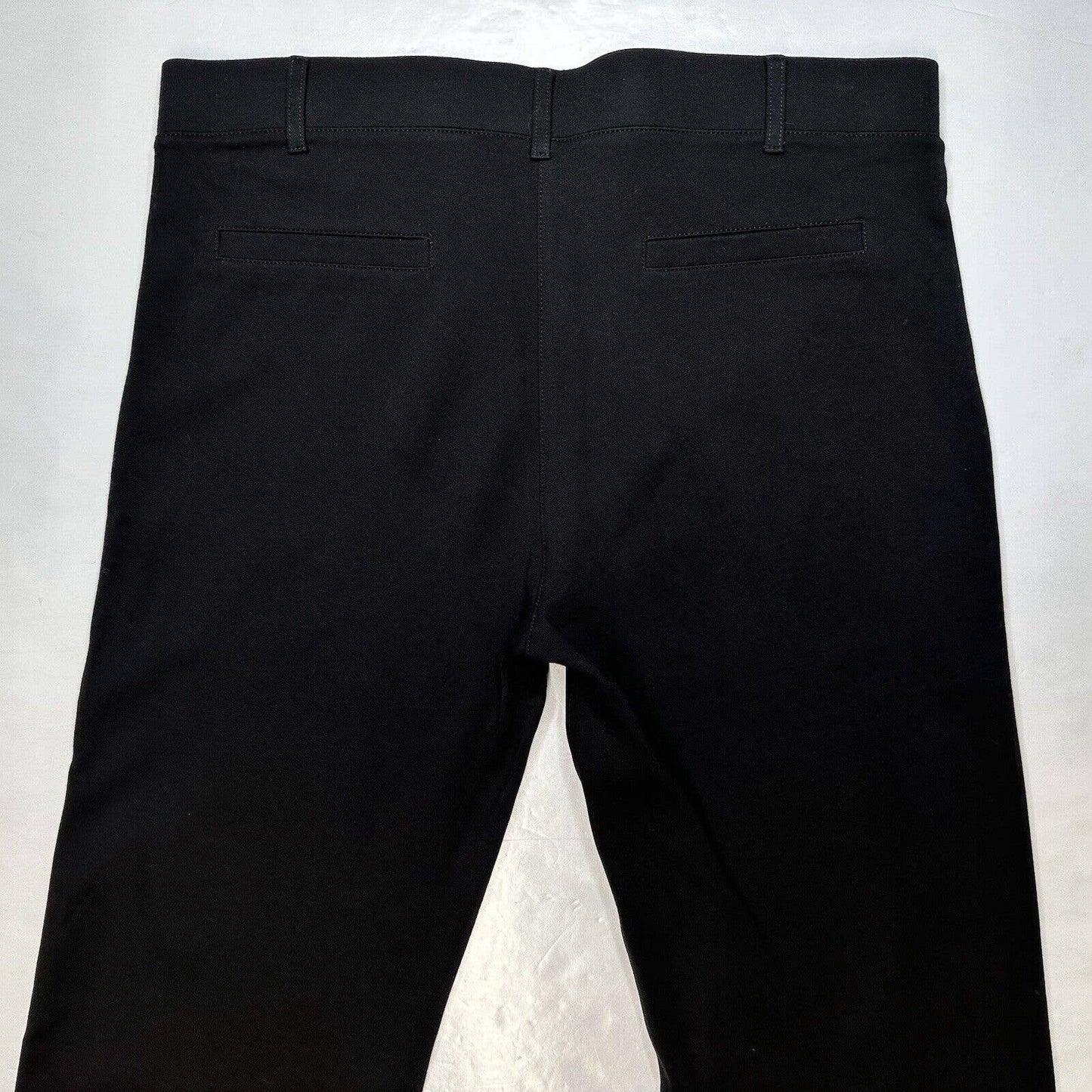 Betabrand Bootcut Dress Pant Yoga Pants Large Black Pull On Ponte Stretch EUC