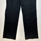 St John Sport Straight Leg Trousers Womens 10 Black Dress Pants Exposed Seams