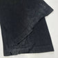 Chicos Travelers Slinky Knit Straight Leg Pants Sz 1 (US 8) Black Stretch Acetate *Flaw