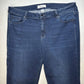 Lane Bryant Midrise Straight Jeans Womens 20 Essential Stretch Blue Denim Dark