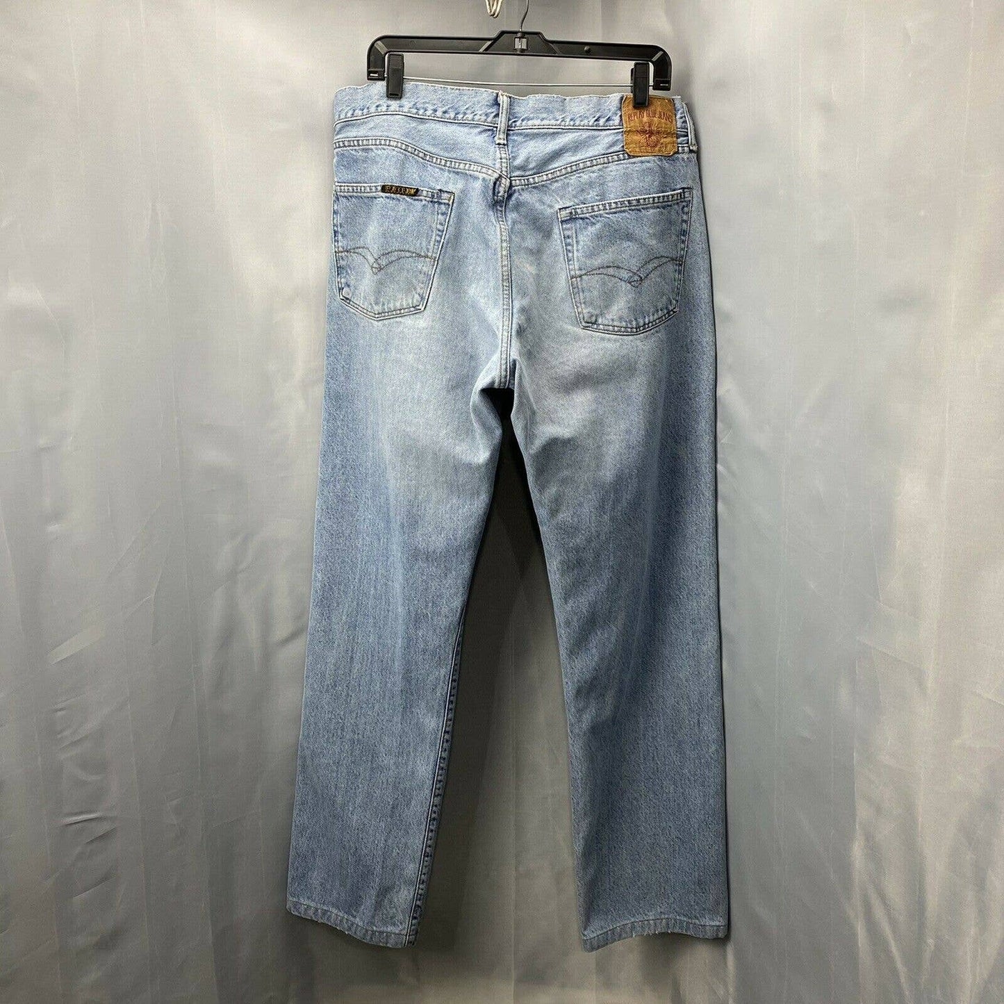 Vintage Replay 900 Regular Straight Sz 34x32 Mens Denim Blue Jeans Button Fly