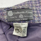 Craft Centre Cymru Pure Wool Midi Skirt Sz 12 (27"Waist) Multicolor Plaid Pleats