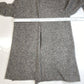 J. Jill Knit Cardigan Sz Medium Wool/Cashmere Gray Long Open Sweater Rolled Hem