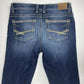 BKE Buckle Dakota Crop Sz 28 Womens Midrise Denim Blue Cropped Jean Dark EUC