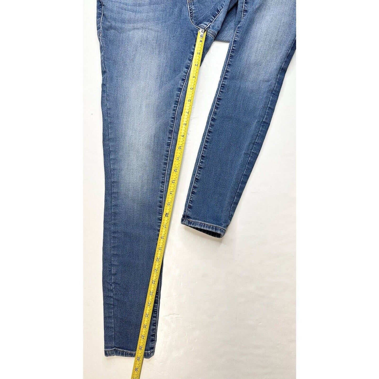 Jag Jeans High Rise Skinny Jean Womens 6 Pull On Stretch Blue Denim *Flaw