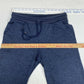 T by Talbots Crop Pants Sz Small Marled Navy Blue Pull On Casual Lounge Pant EUC