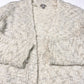 J.Jill Chunky Knit Cardigan Sz Small Beige Wool/Alpaca Blend Open Front Sweater