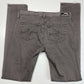 AG Adriano Goldschmied Stilt Cigarette Leg Sz 25R Stretch Khaki Brown Jeans EUC